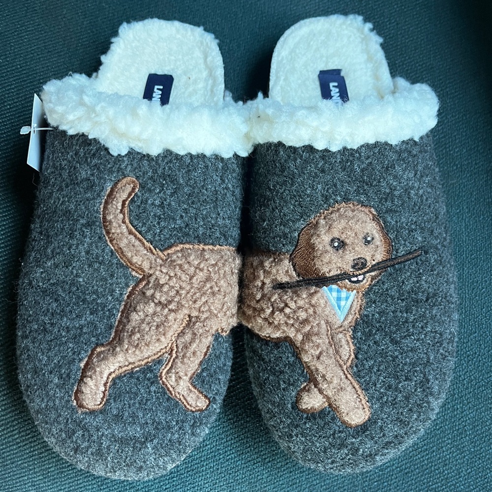 Lands End slippers, NEW!